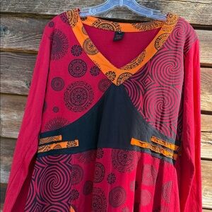 ALLER SIMPLEMENT dress patchwork